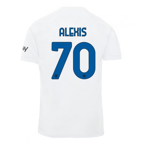 Dres Inter Milan Alexis Sanchez #70 Gostujuci 2023-24 Kratak Rukav